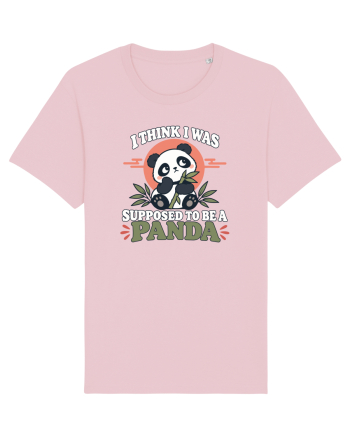 Funny Panda Lover Cute Bamboos Animal Humor Pandas Pun Cotton Pink
