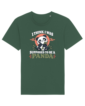 Funny Panda Lover Cute Bamboos Animal Humor Pandas Pun Bottle Green