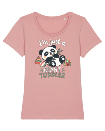 Funny Panda Toddler Humor Cute Pandas Lover Animals Pun Canyon Pink