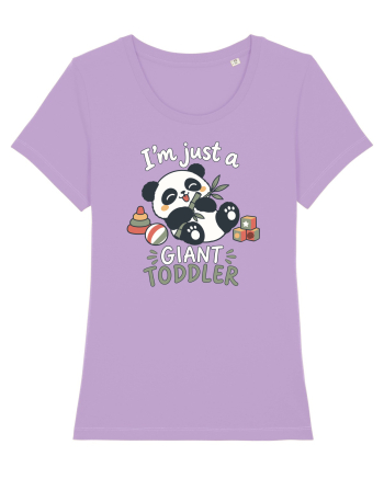 Funny Panda Toddler Humor Cute Pandas Lover Animals Pun Lavender Dawn