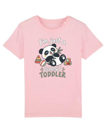 Funny Panda Toddler Humor Cute Pandas Lover Animals Pun Cotton Pink