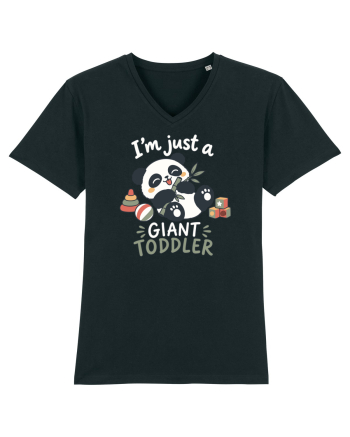 Funny Panda Toddler Humor Cute Pandas Lover Animals Pun Black