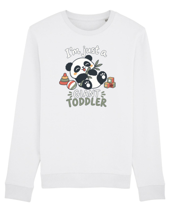 Funny Panda Toddler Humor Cute Pandas Lover Animals Pun White