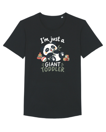 Funny Panda Toddler Humor Cute Pandas Lover Animals Pun Black