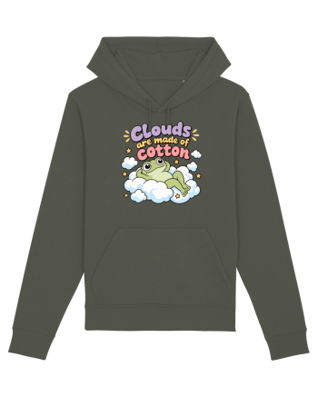 Cute Frog Lover Cloud Humor Kawaii Frogs Nature Animals Khaki