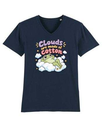 Cute Frog Lover Cloud Humor Kawaii Frogs Nature Animals French Navy