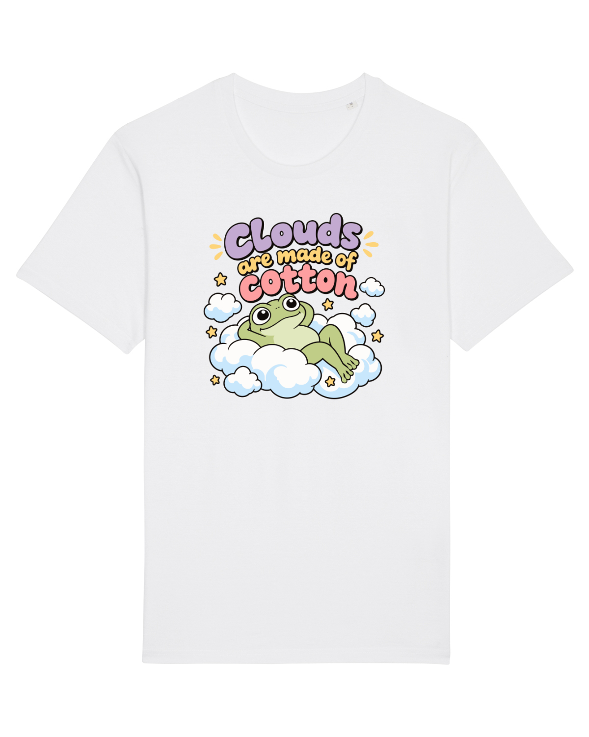 Tricou mânecă scurtă Unisex Rocker White