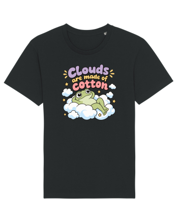 Cute Frog Lover Cloud Humor Kawaii Frogs Nature Animals Black