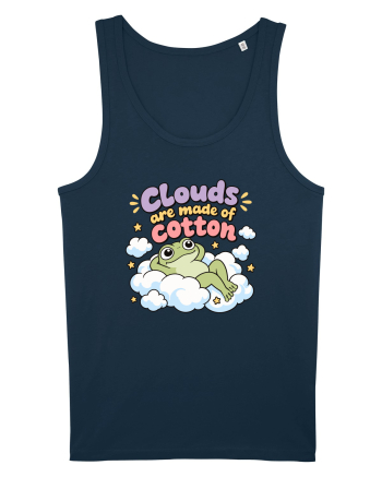 Cute Frog Lover Cloud Humor Kawaii Frogs Nature Animals Navy
