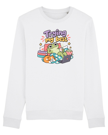 Funny Frog Procrastination Humor Relaxing Frogs Lover Lazy White