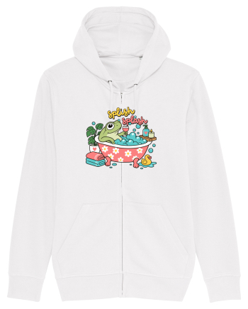 Funny Frog Relaxation Spa Bath Humor Relaxing Frogs Lover White