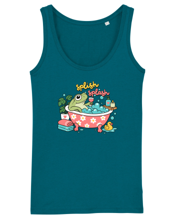 Funny Frog Relaxation Spa Bath Humor Relaxing Frogs Lover Ocean Depth