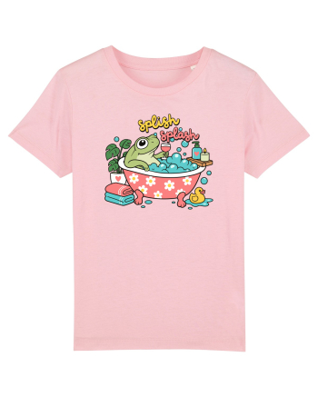 Funny Frog Relaxation Spa Bath Humor Relaxing Frogs Lover Cotton Pink