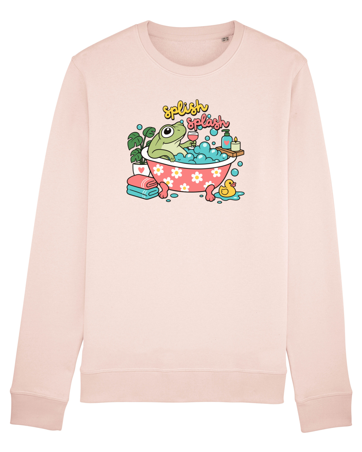 Bluză mânecă lungă Unisex Rise Candy Pink