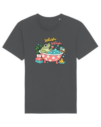 Funny Frog Relaxation Spa Bath Humor Relaxing Frogs Lover Anthracite