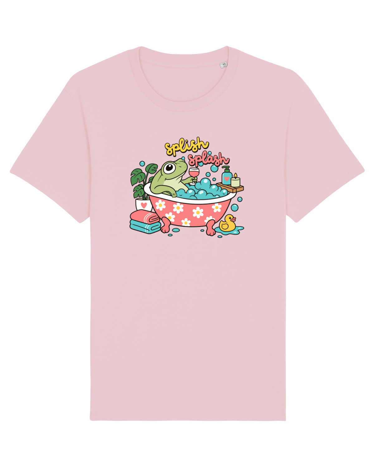 Tricou mânecă scurtă Unisex Rocker Cotton Pink