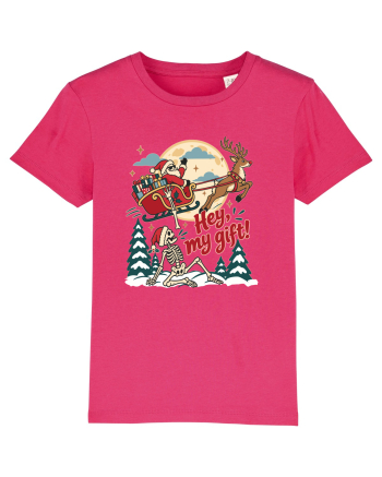Funny Christmas Skeleton Santa Sleigh Reindeer Present Snatch Raspberry