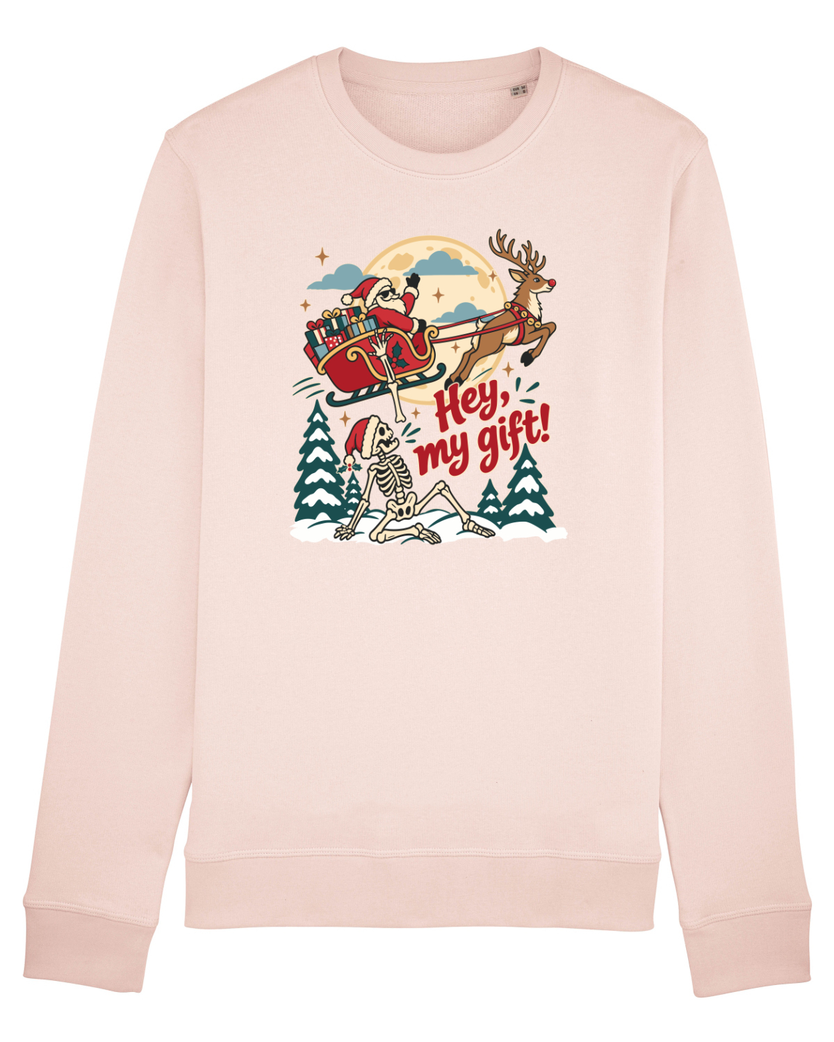 Bluză mânecă lungă Unisex Rise Candy Pink