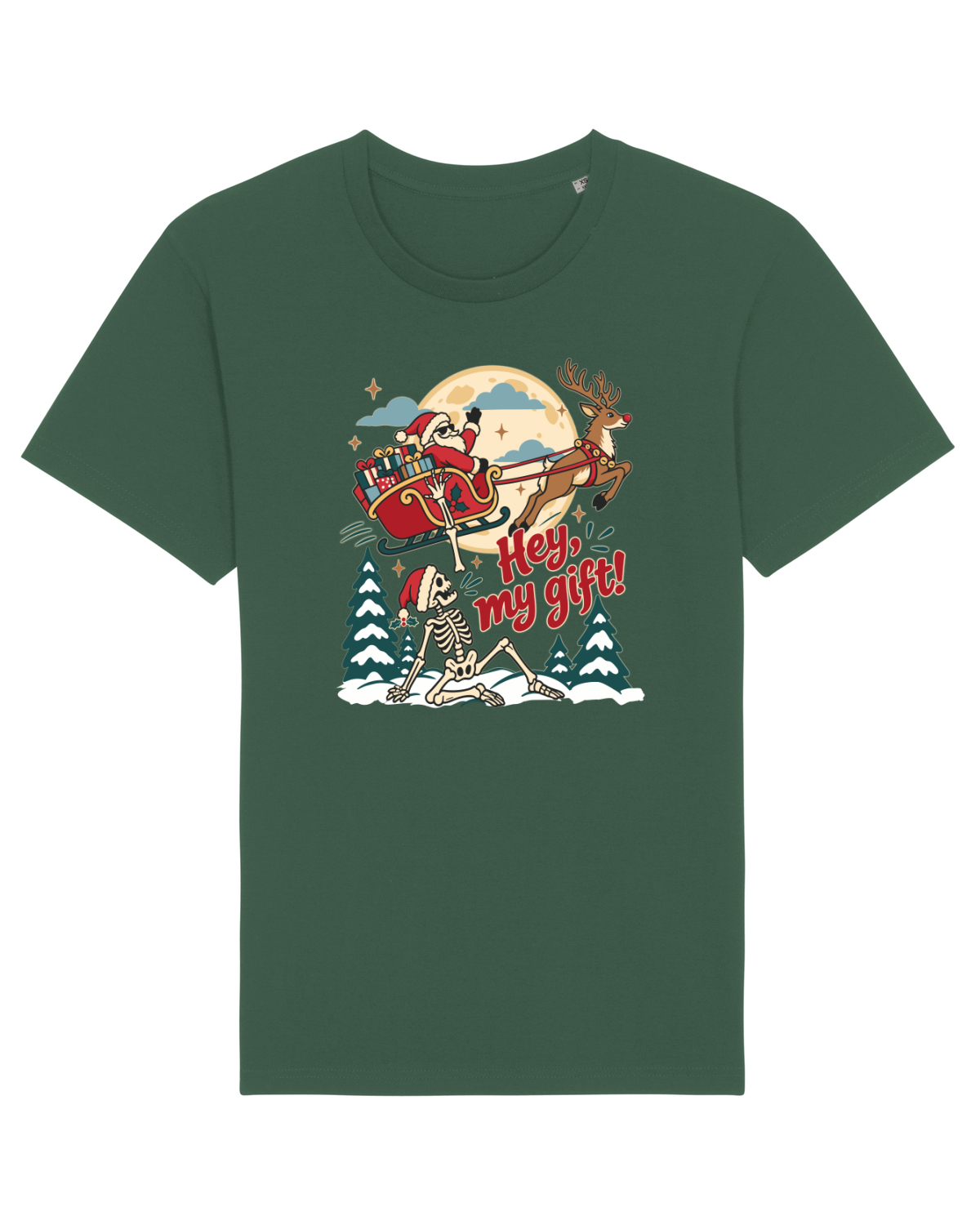 Tricou mânecă scurtă Unisex Rocker Bottle Green