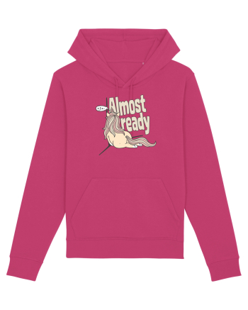 Funny Lazy Unicorn Almost Ready Tired Morning Sarcastic Joke Raspberry