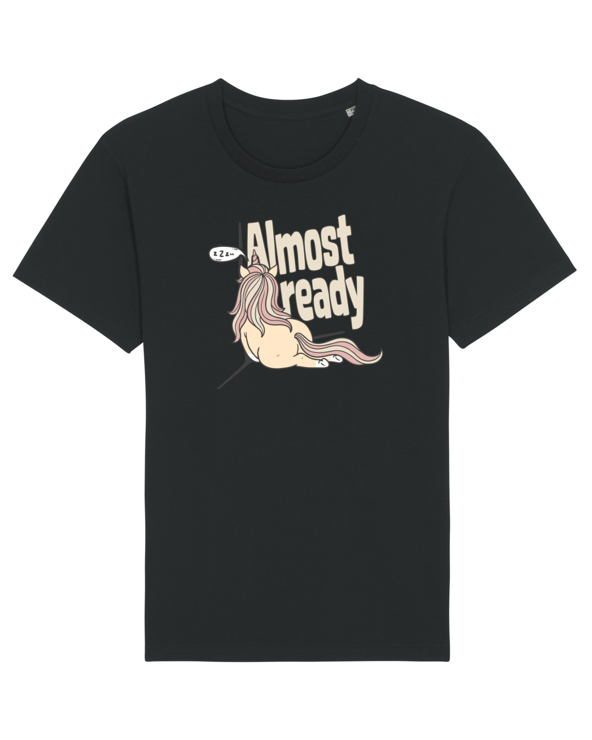 Tricou mânecă scurtă Unisex Rocker Black