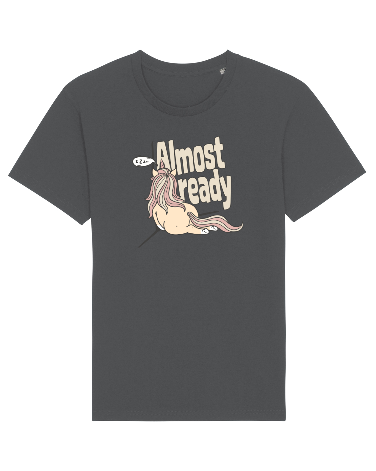 Tricou mânecă scurtă Unisex Rocker Anthracite