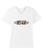 Liber sa fiu ULTRA'! Tricou mânecă scurtă guler V Bărbat Presenter