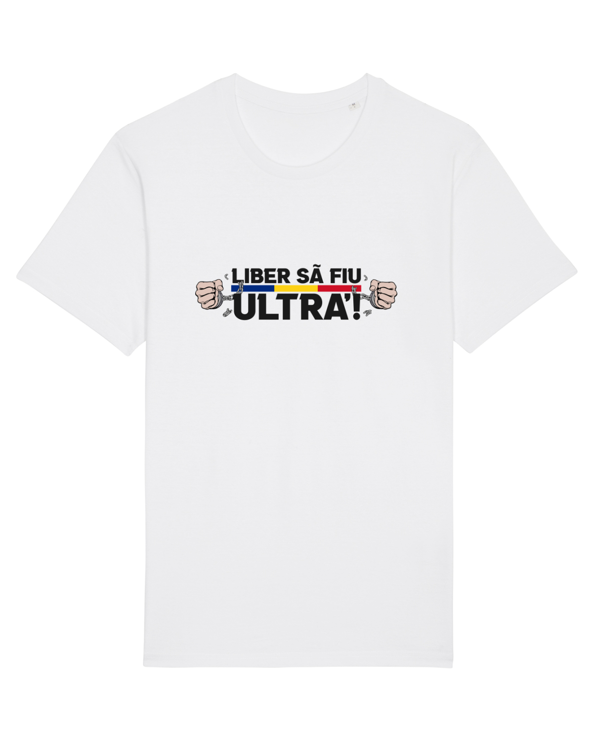 Tricou mânecă scurtă Unisex Rocker White