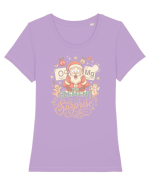 Chemistry Christmas Santa Joke a Periodic Table Pun O-Mg Tricou mânecă scurtă guler larg fitted Damă Expresser