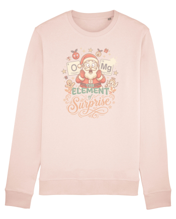 Chemistry Christmas Santa Joke a Periodic Table Pun O-Mg Candy Pink