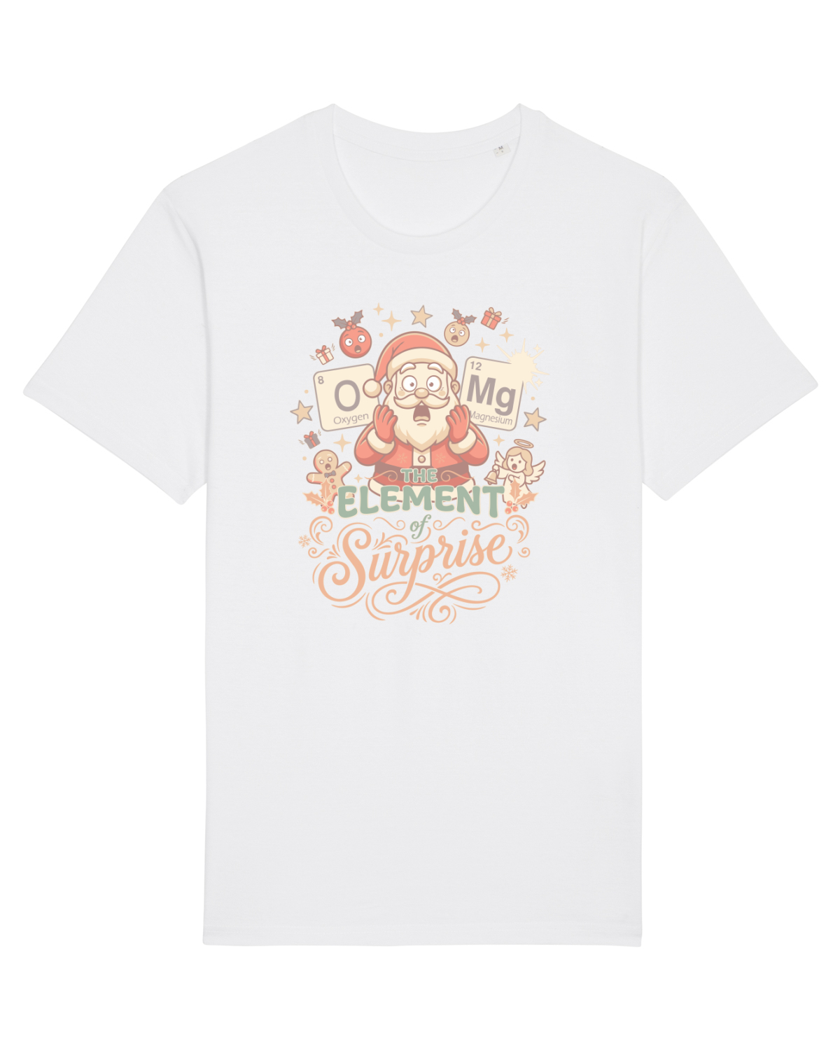 Tricou mânecă scurtă Unisex Rocker White
