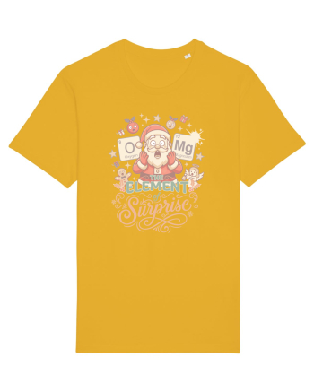 Chemistry Christmas Santa Joke a Periodic Table Pun O-Mg Spectra Yellow