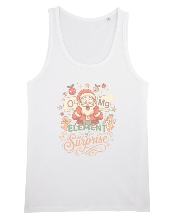 Chemistry Christmas Santa Joke a Periodic Table Pun O-Mg White