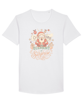Chemistry Christmas Santa Joke a Periodic Table Pun O-Mg White