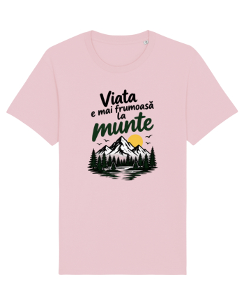Viața este mai frumoasă la munte Cotton Pink