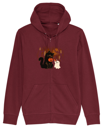 Halloween Friends Burgundy
