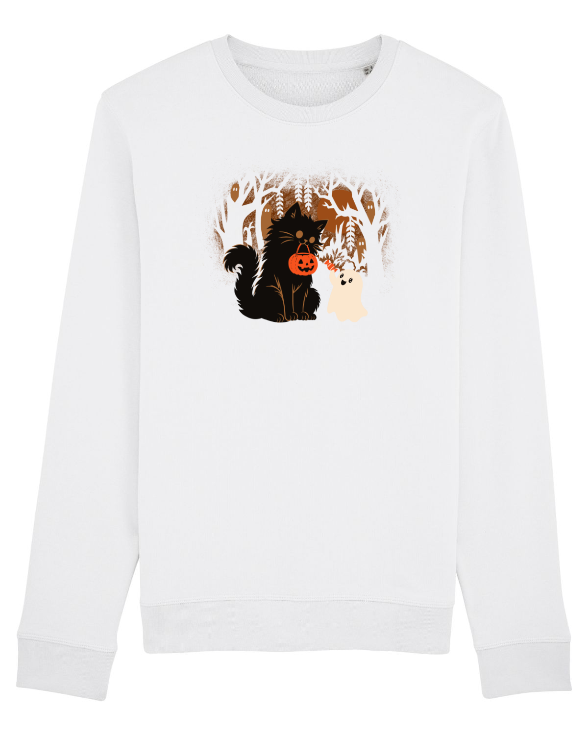 Bluză mânecă lungă Unisex Rise White