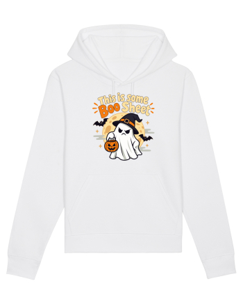 Upset Ghost Boo Sheet Halloween Witch-Hat Jack-O-Lantern White