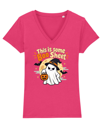 Upset Ghost Boo Sheet Halloween Witch-Hat Jack-O-Lantern Raspberry