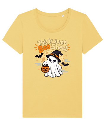 Upset Ghost Boo Sheet Halloween Witch-Hat Jack-O-Lantern Jojoba