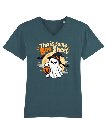 Upset Ghost Boo Sheet Halloween Witch-Hat Jack-O-Lantern Stargazer