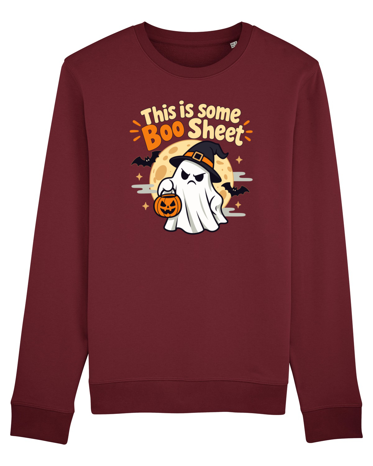 Bluză mânecă lungă Unisex Rise Burgundy