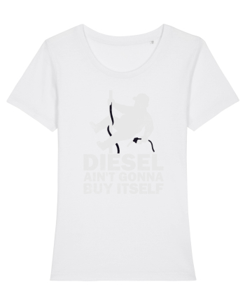 Funny Trucker Humor Long Haul Drivers Blue Collar Roads Life White