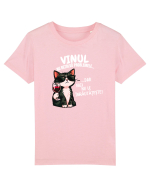 Vinul nu rezolvă problemele ... Dar nici nu le înrăutățește. Tricou mânecă scurtă  Copii Mini Creator