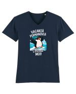 Vacanță permanentă. Îmi place să fiu în ritmul meu! Tricou mânecă scurtă guler V Bărbat Presenter