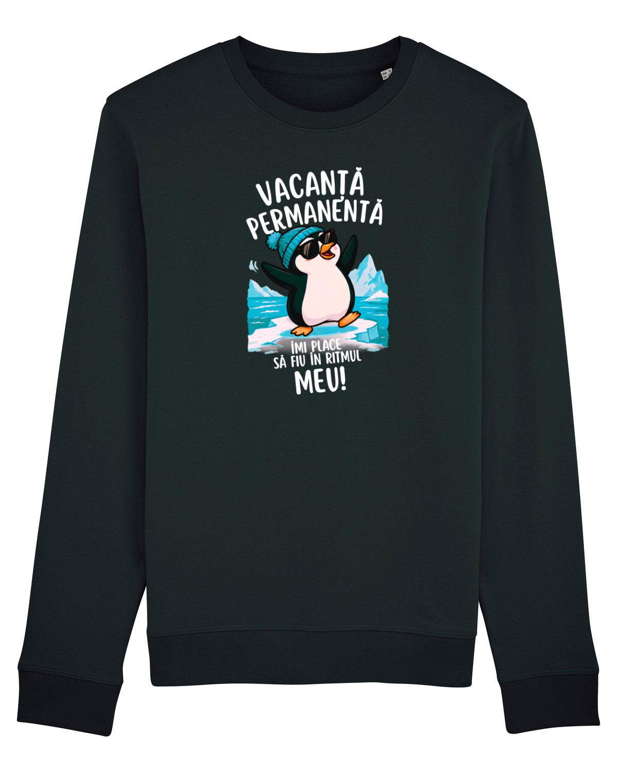 Bluză mânecă lungă Unisex Rise Black