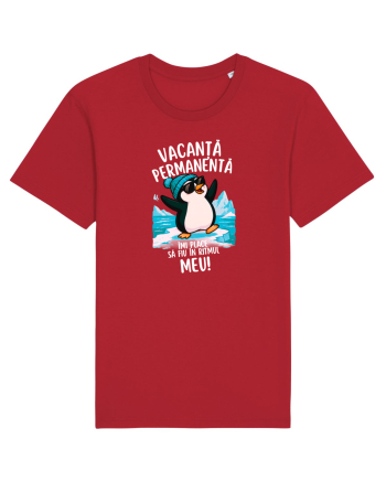 Vacanță permanentă. Îmi place să fiu în ritmul meu! Tricou mânecă scurtă Unisex Rocker