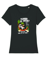 Planuri de viitor? Tricou mânecă scurtă guler larg fitted Damă Expresser