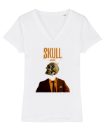 Skull Maestro  Tricou mânecă scurtă guler V Damă Evoker