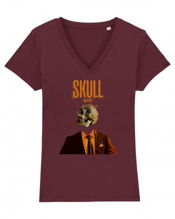 Skull Maestro  Burgundy